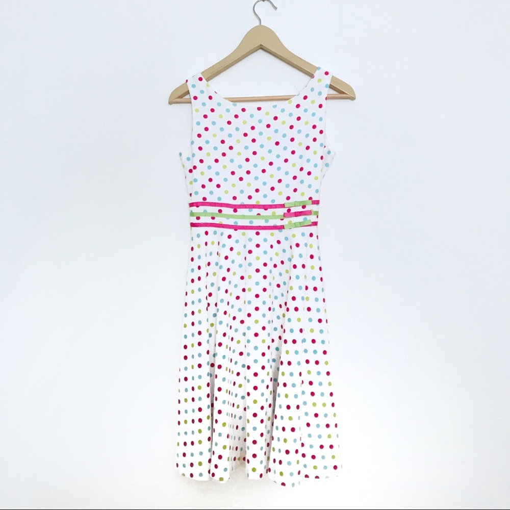 Rare Editions Multicolor Polka Dot Dress